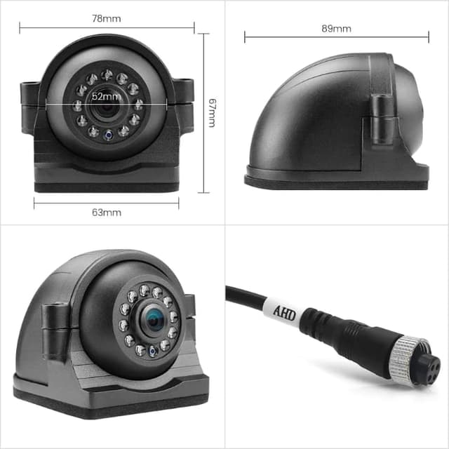 side or top view AHD Waterproof Camera